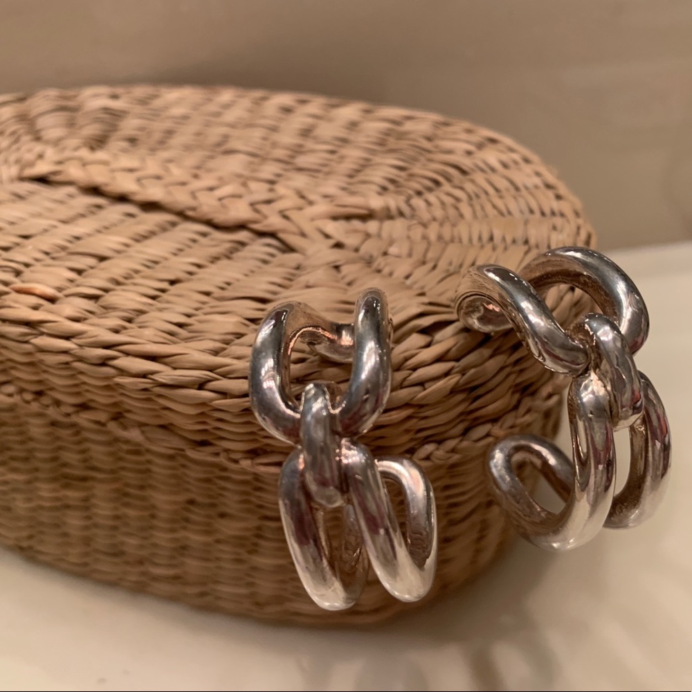 Simon Sebbag Link Hoop Earrings